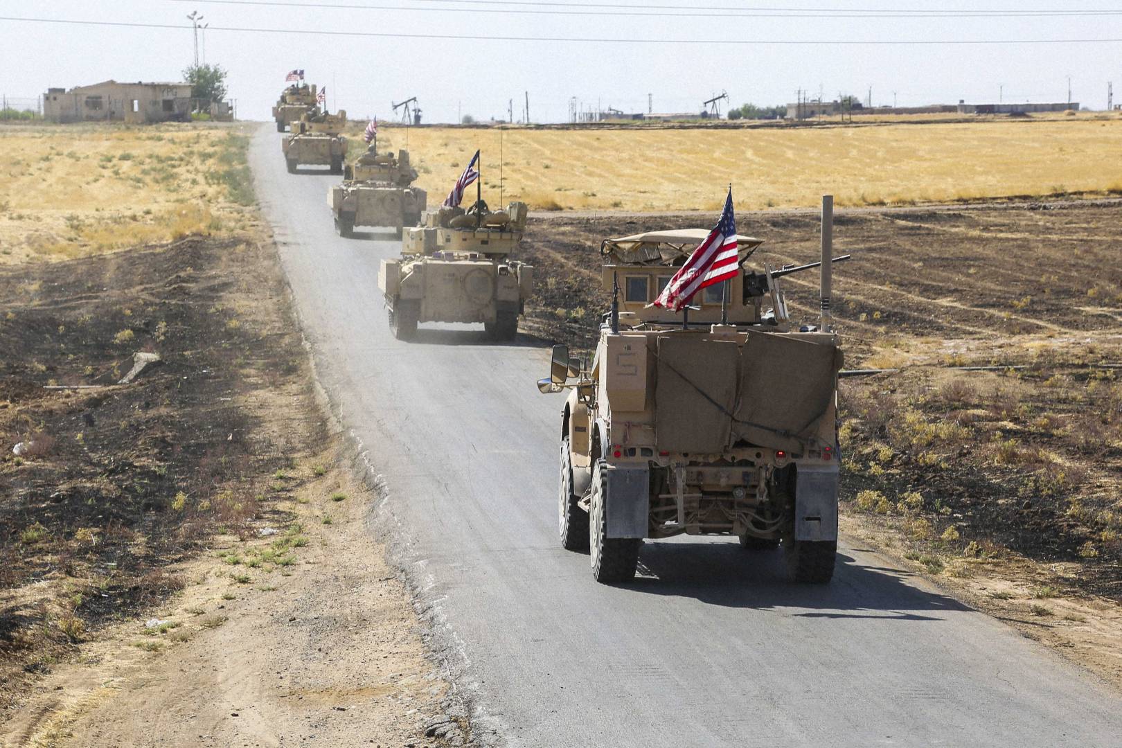 US-Militärkonvoi in Nordostsyrien
