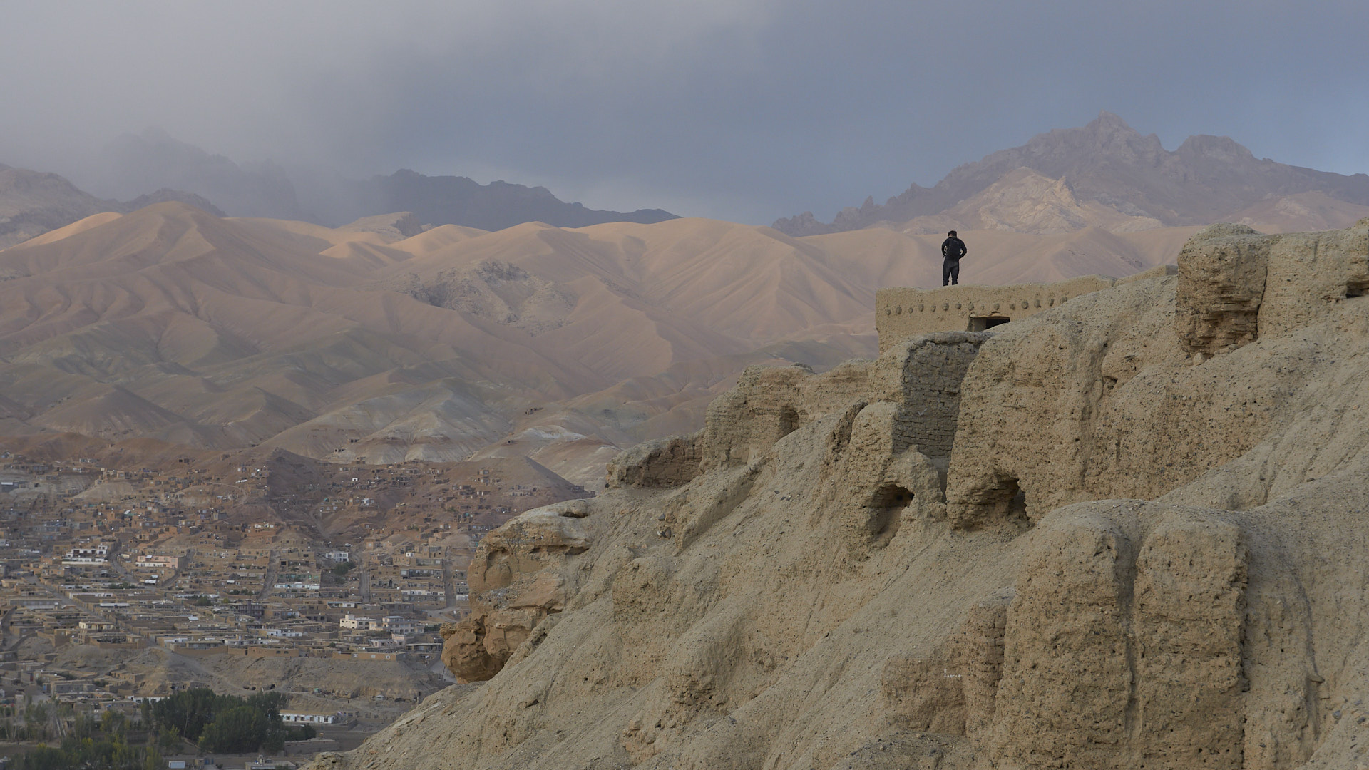Blick über das Tal von Bamiyan