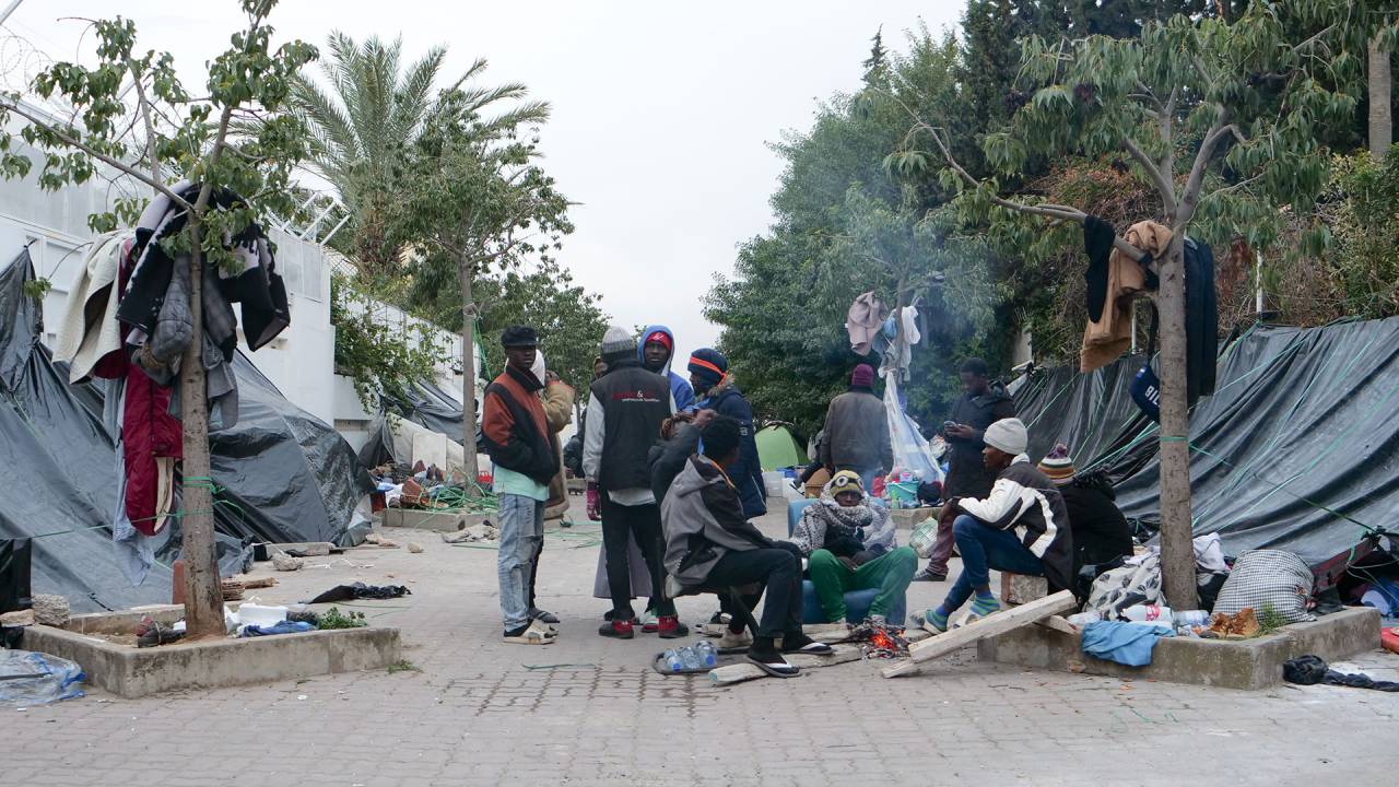 Afrikanische Migranten in Tunesien