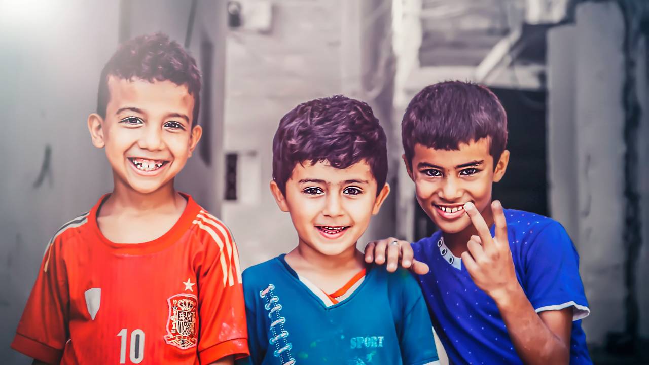 Kinder in der Altstadt von Tripolis
