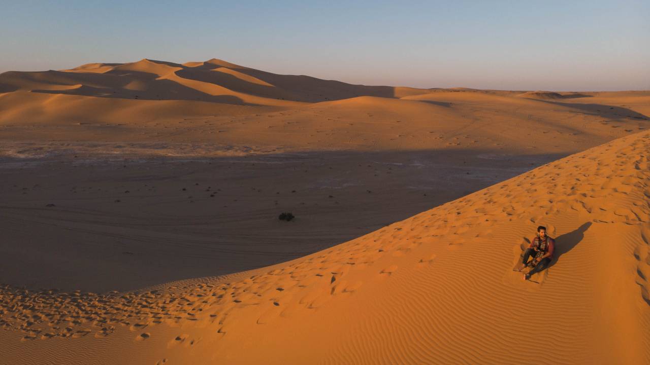 In dem Wüstengebiet nahe der algerischen Grenze soll einst der frühislamische General Uqba ibn Nafi gekämpft haben