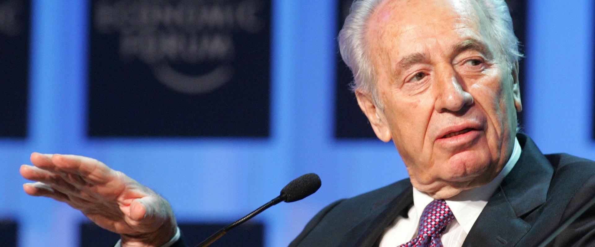 Shimon Peres auf dem World Economic Forum
